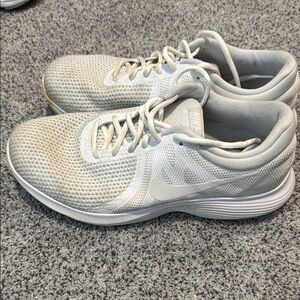 Nike White Running Shoes